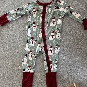 Emerson and Friends snowman Bamboo pajamas